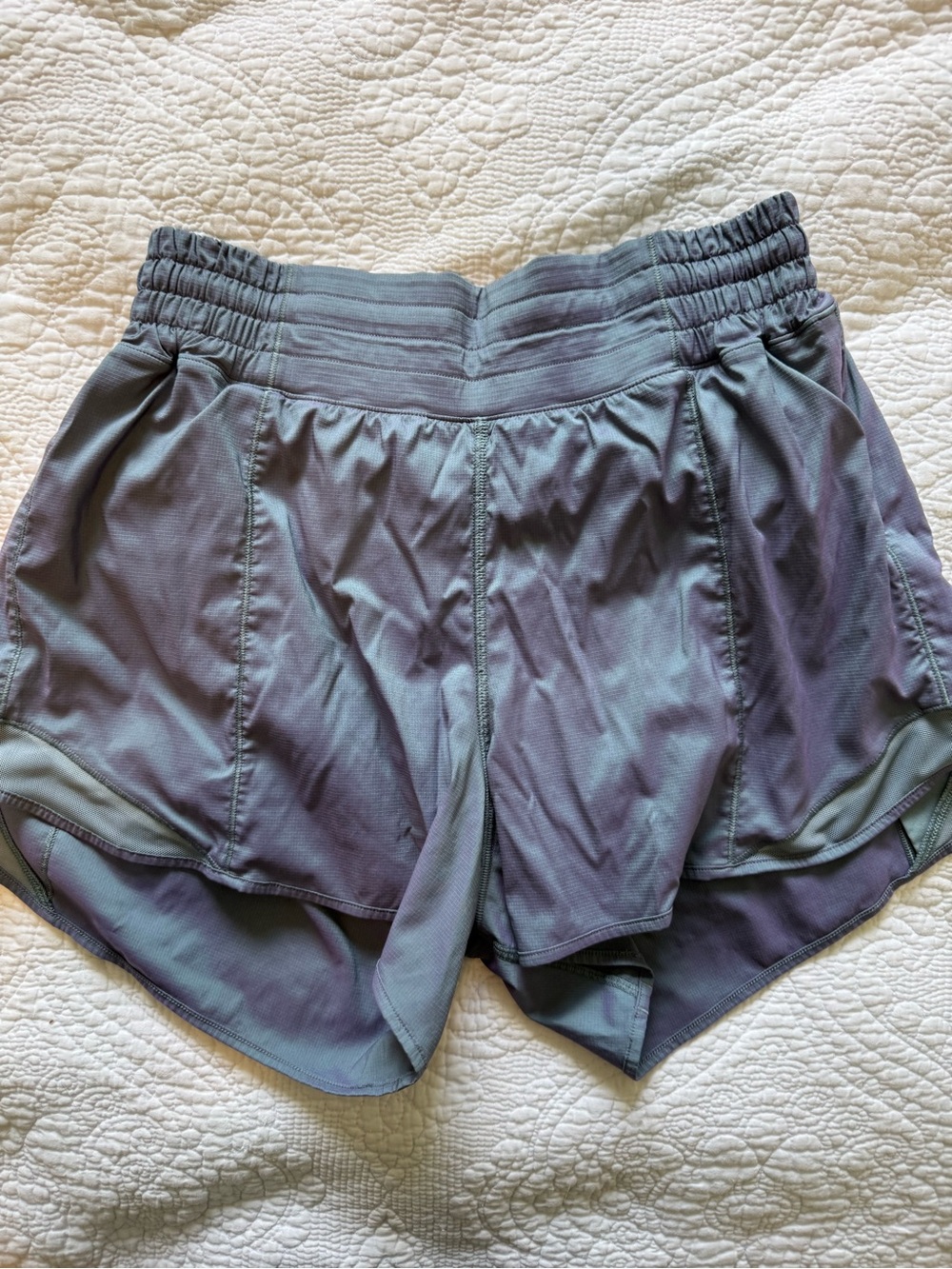 lululemon athletica Women's Athletic Shorts in iridescent blue